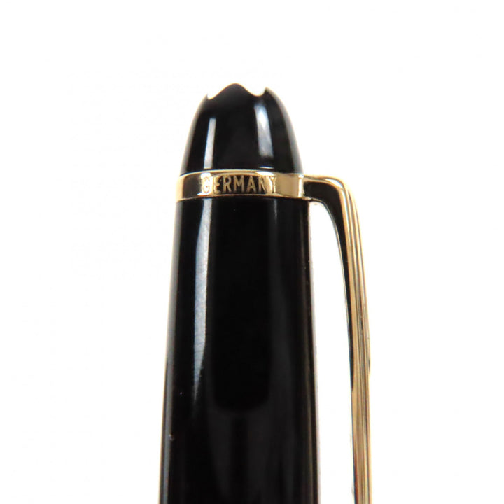 Excellent MONTBLANC Ballpoint pen Meisterstck Classic Black gold ー mens