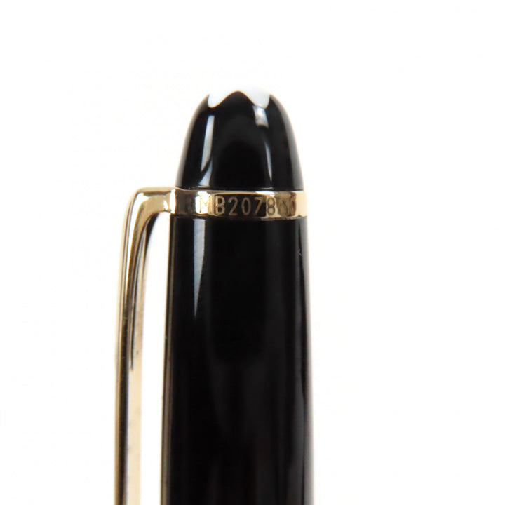 Excellent MONTBLANC Ballpoint pen Meisterstck Classic Black gold ー mens