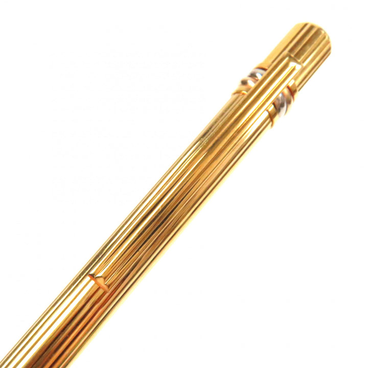 Very Good Cartier Ballpoint pen Trinity de Cartier Stripe Pattern Twist Type