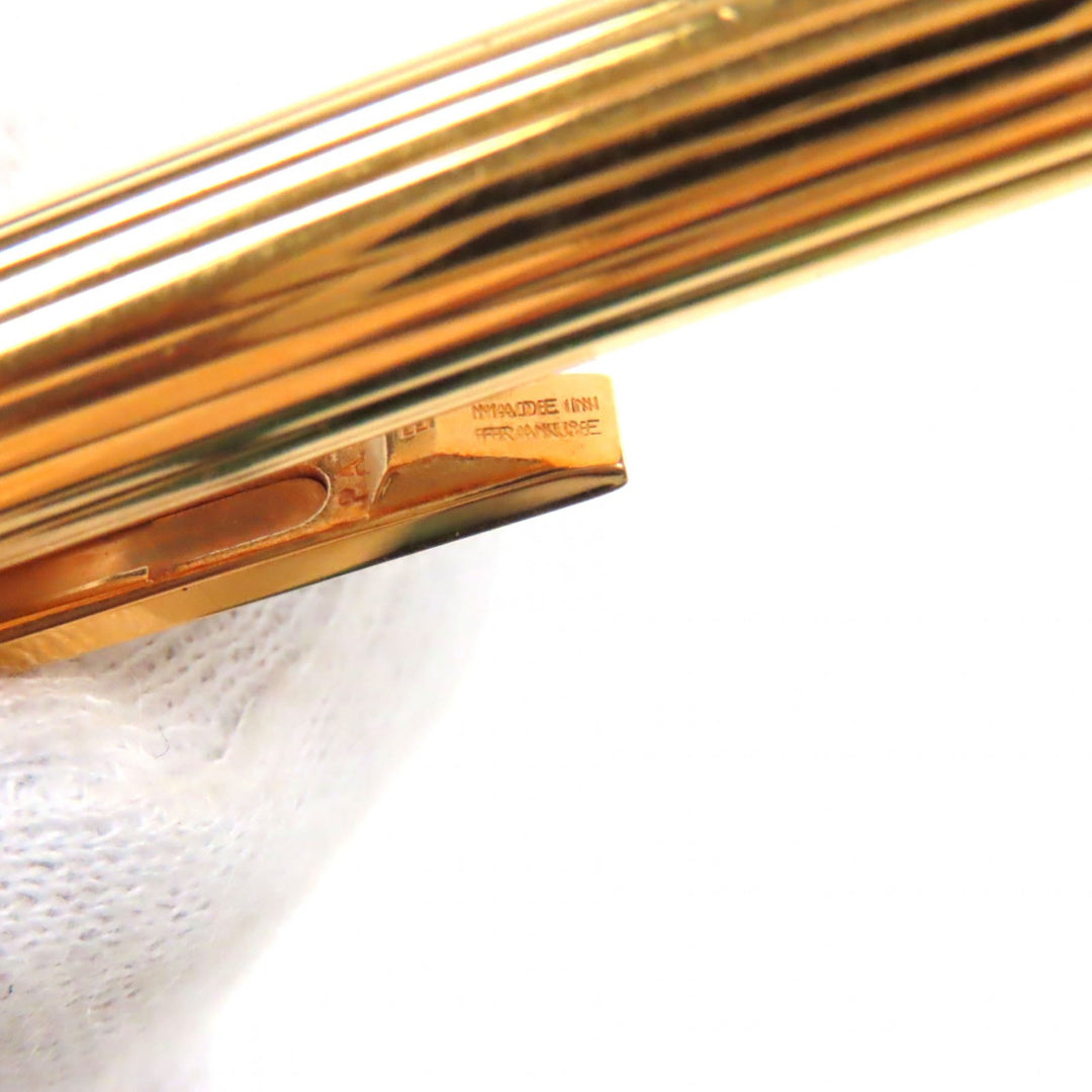 Very Good Cartier Ballpoint pen Trinity de Cartier Stripe Pattern Twist Type gold ー mens
