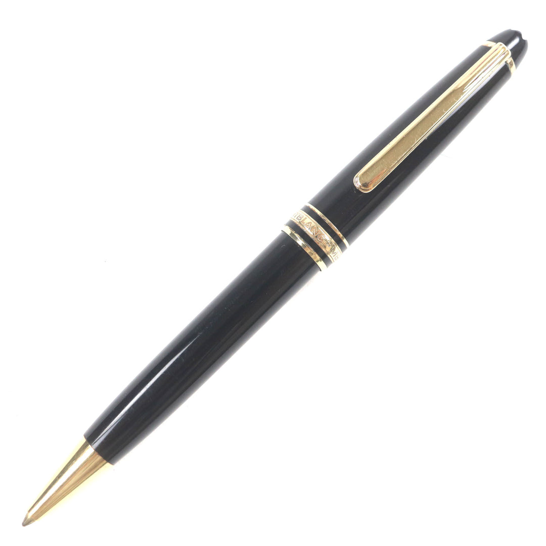 Very Good MONTBLANC Ballpoint pen Meisterstck Classic Black gold ー mens