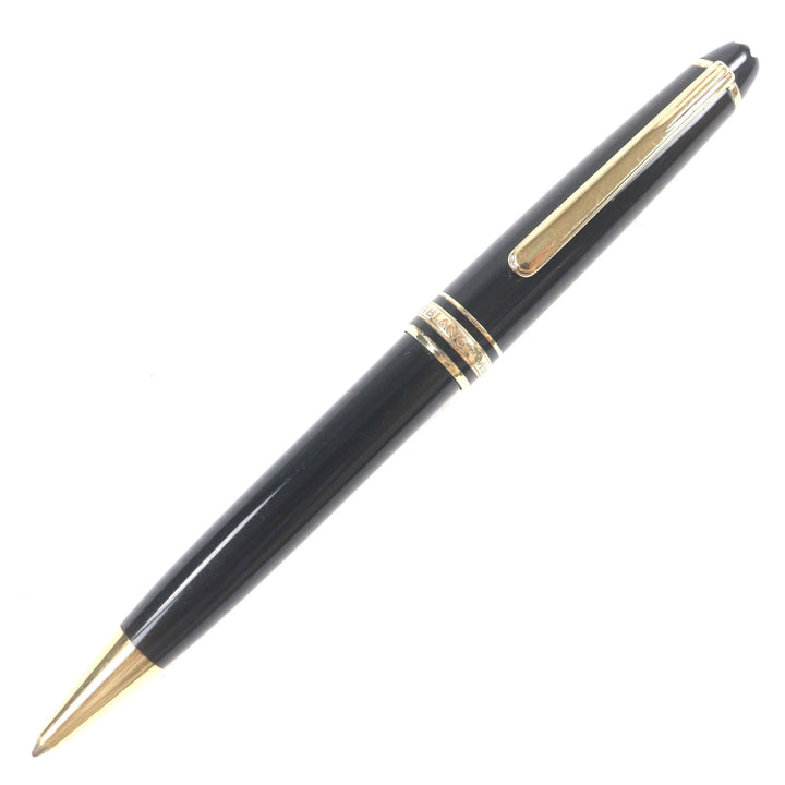 Very Good MONTBLANC Ballpoint pen Meisterstck Classic Black gold ー mens