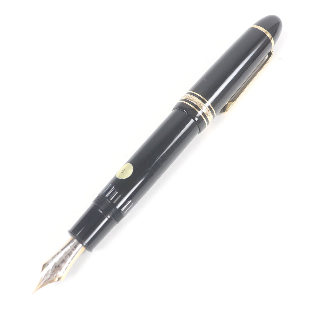 Very Good MONTBLANC fountain pen Meisterstck 149 Cap type Black gold 14C mens