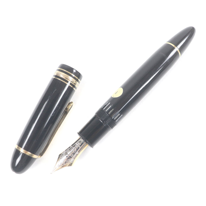 Very Good MONTBLANC fountain pen Meisterstck 149 Cap type Black gold 14C mens