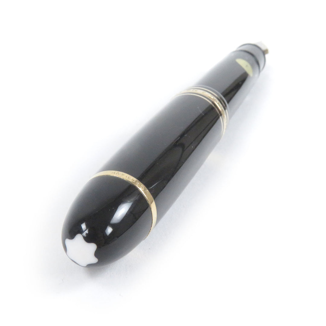 Very Good MONTBLANC fountain pen Meisterstck 149 Cap type Black gold 14C mens