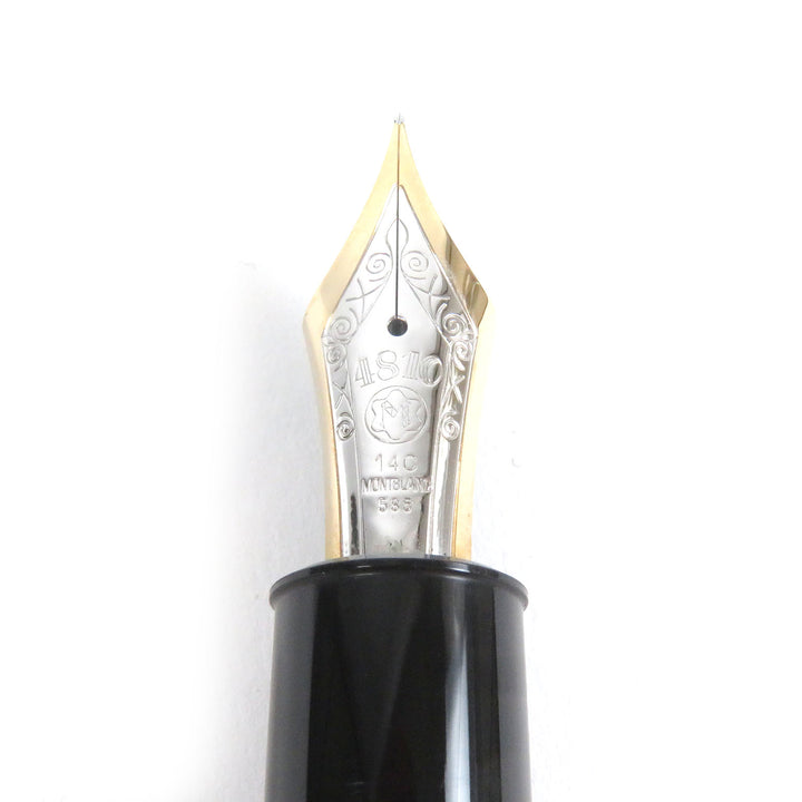 Very Good MONTBLANC fountain pen Meisterstck 149 Cap type Black gold 14C mens