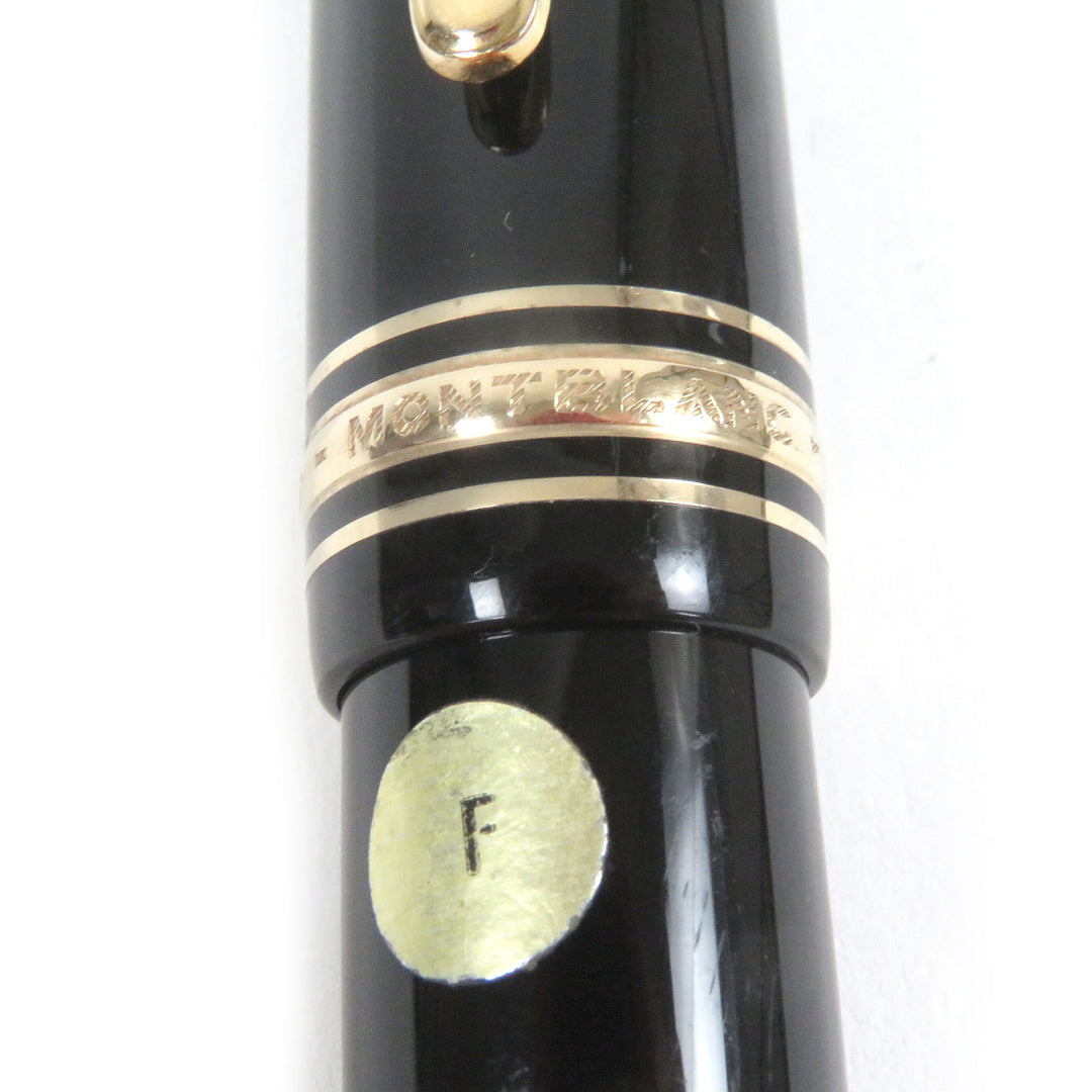 Very Good MONTBLANC fountain pen Meisterstck 149 Cap type Black gold 14C mens