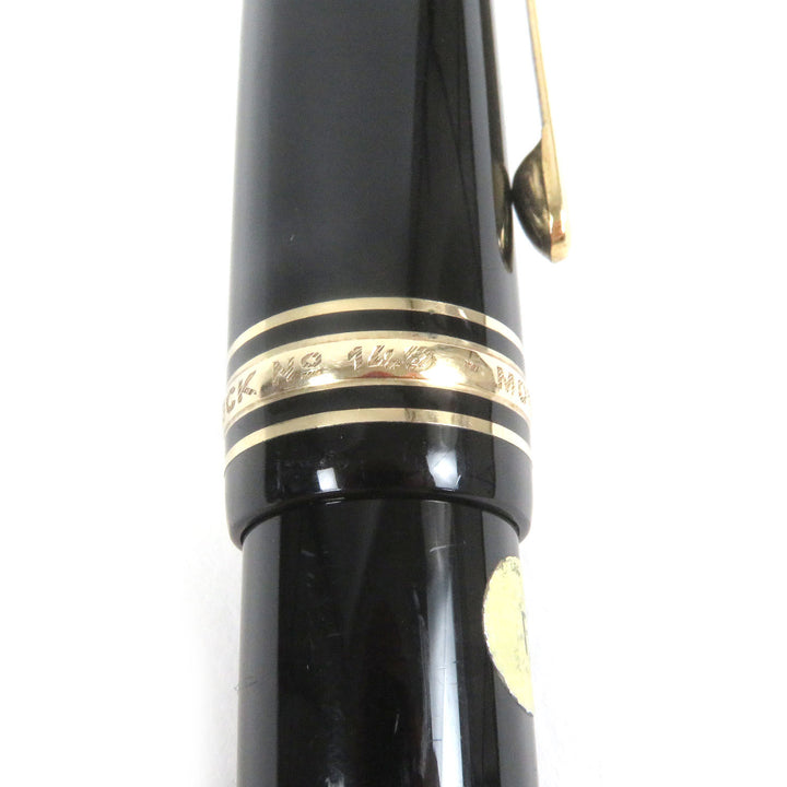 Very Good MONTBLANC fountain pen Meisterstck 149 Cap type Black gold 14C mens