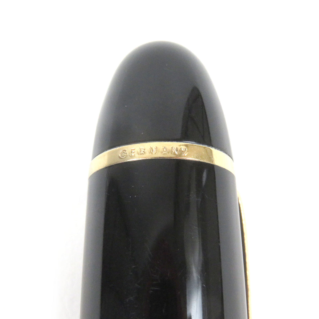 Very Good MONTBLANC fountain pen Meisterstck 149 Cap type Black gold 14C mens