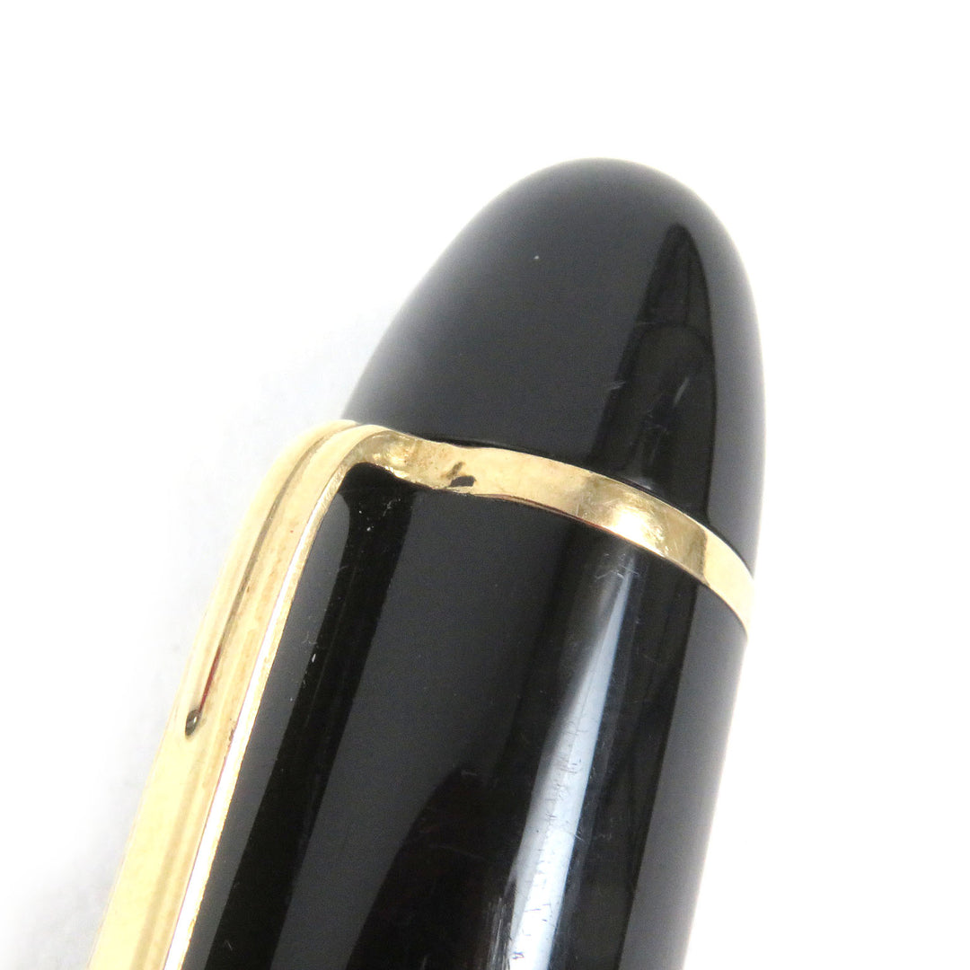 Very Good MONTBLANC fountain pen Meisterstck 149 Cap type Black gold 14C mens