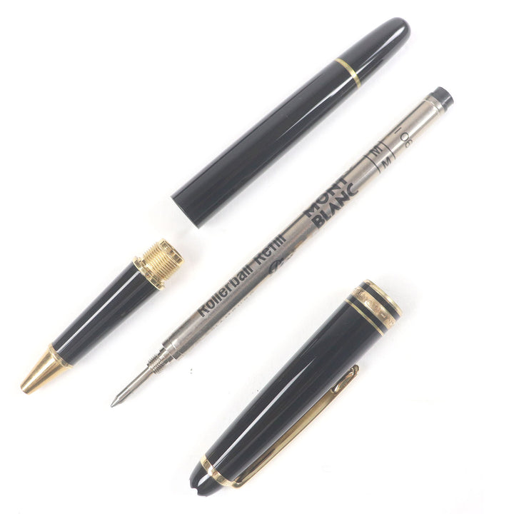 Excellent MONTBLANC Ballpoint pen Meisterstck 149 Fountain pen set of 2 Black gold