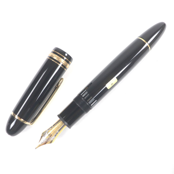 Excellent MONTBLANC Ballpoint pen Meisterstck 149 Fountain pen set of 2 Black gold
