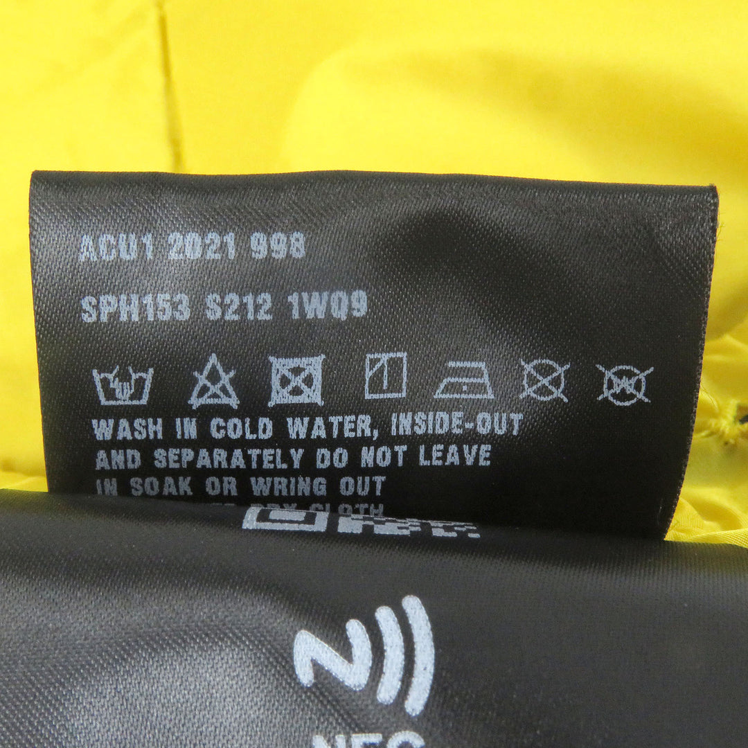 Pristine PRADA Shorts triangle logo triangle plate yellow recycled S SPH153