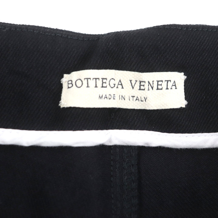 Pristine BOTTEGAVENETA Denim pants Side line button fly black cotton mens 38 594702