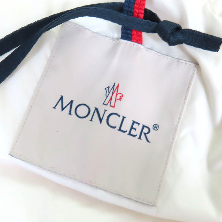 Pristine MONCLER Down vest MARCHAUD GILET All-over logo patch with hood Women 0