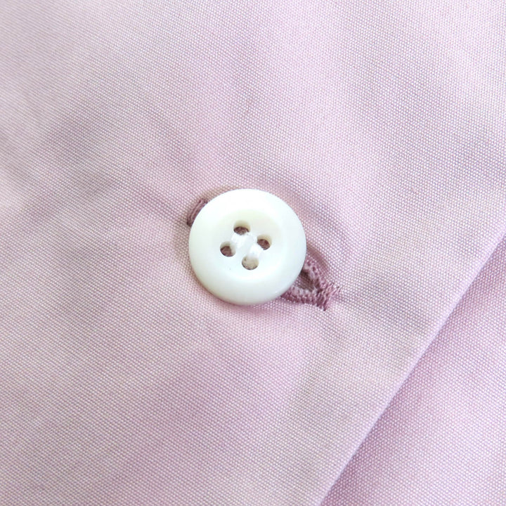 Excellent MIUMIU Long sleeve shirt poplin Logo embroidery OPALE cotton Women 36