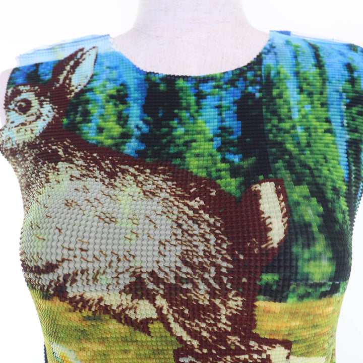Excellent me ISSEY MIYAKE T-shirt Alice in Wonderland Women MI71FR312