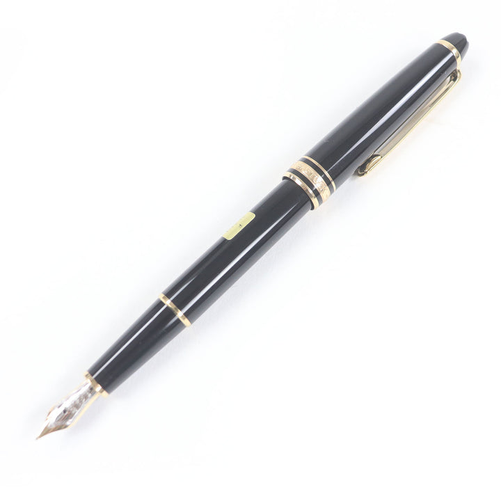 Great MONTBLANC fountain pen Meisterstck Classic Cap type Black gold 14K mens
