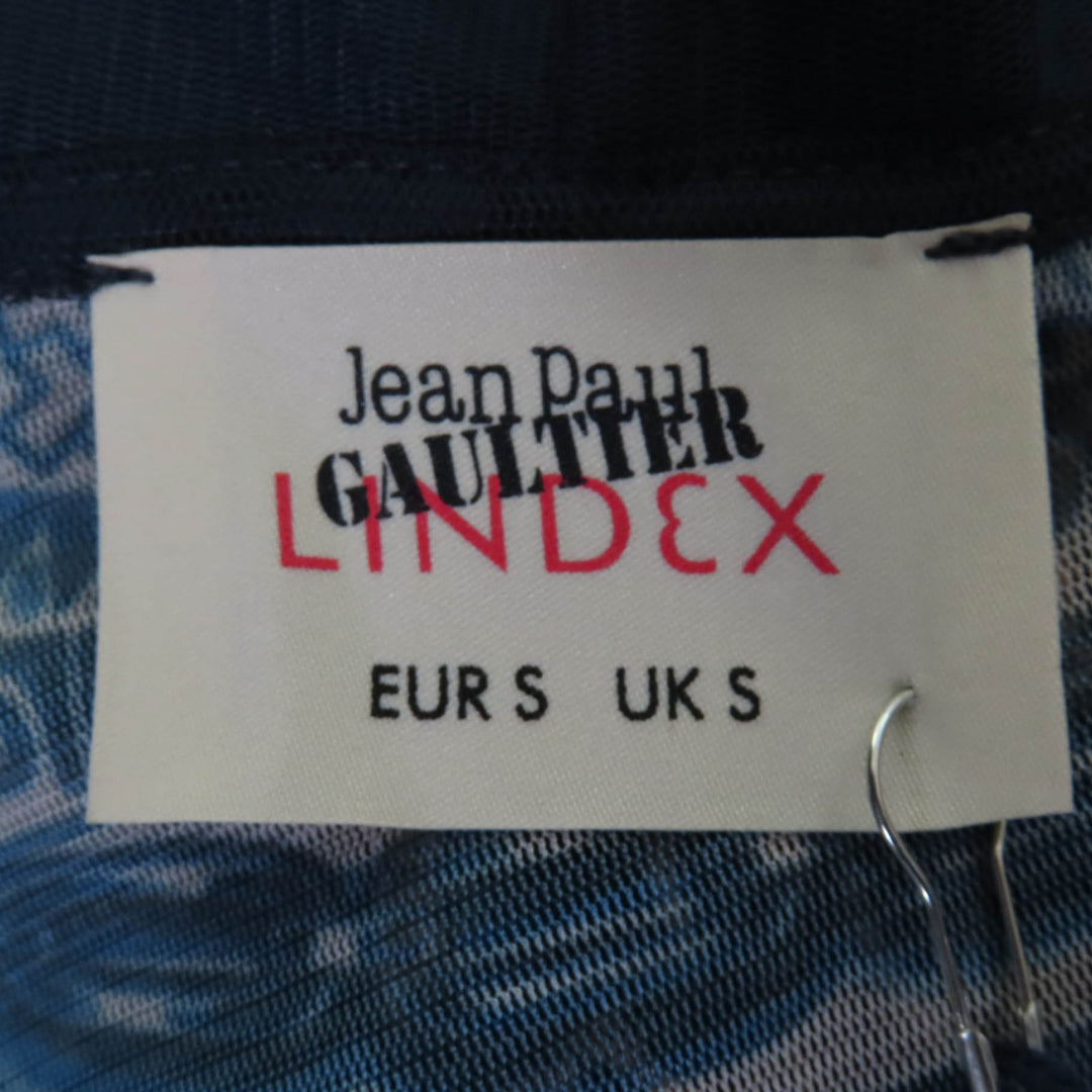 Pristine JEAN-PAUL GAULTIER cardigan Tattoo Print Power Net Long Sleeve system Women S