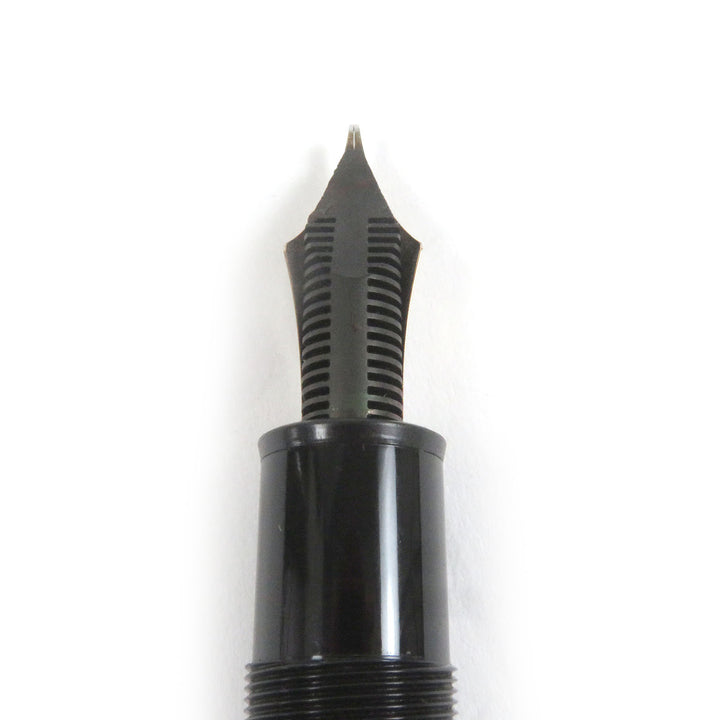 Great MONTBLANC fountain pen Meisterstck 149 Cap type Black gold 14C mens
