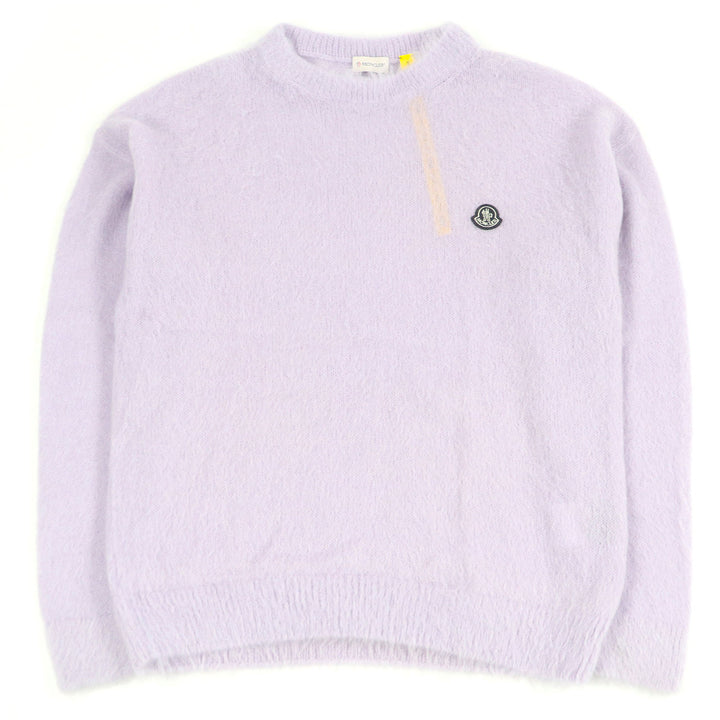 Excellent MONCLER GENIUS 7 FRAGMENT knit GIROCOLLO TRICOT Back logo embroidery