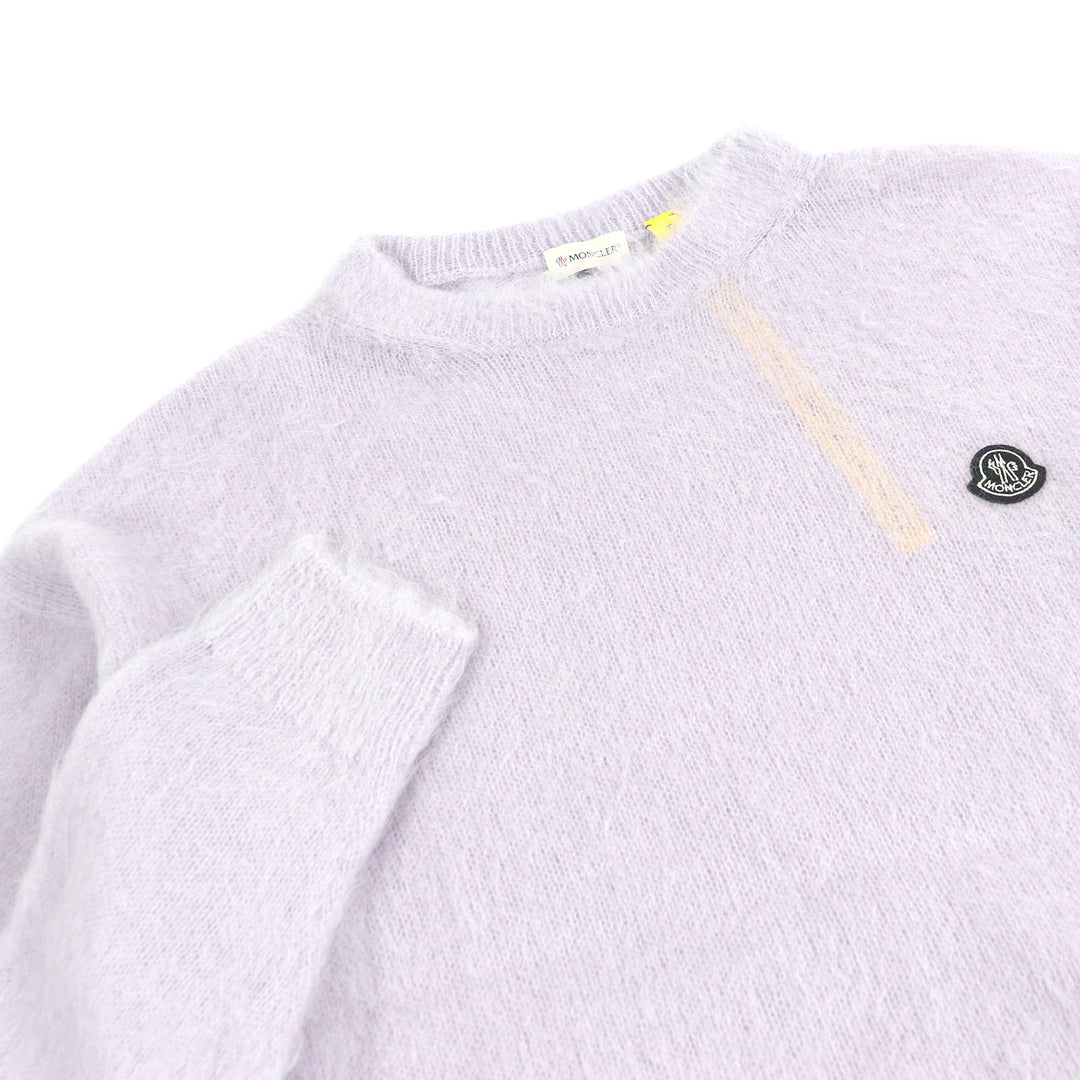 Excellent MONCLER GENIUS 7 FRAGMENT knit GIROCOLLO TRICOT Back logo embroidery