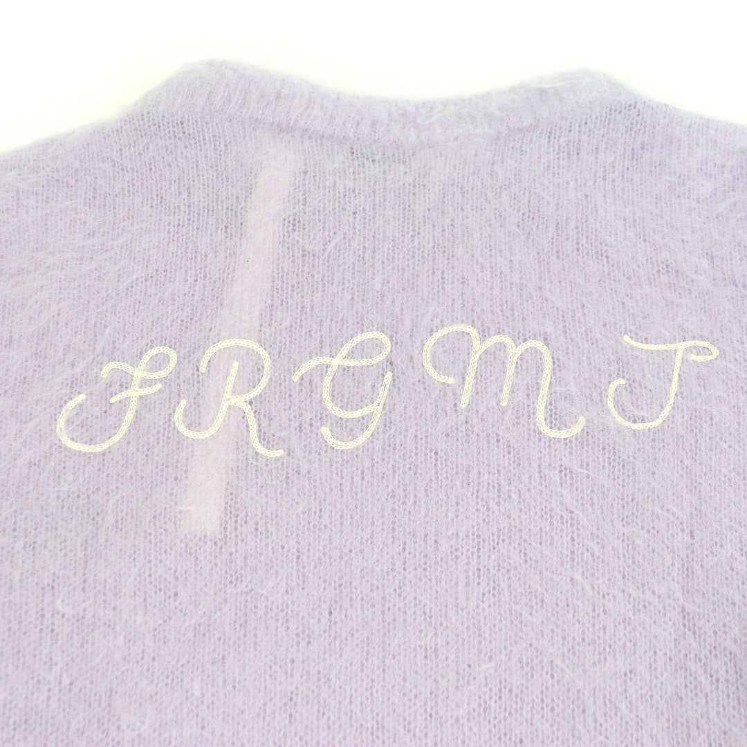 Excellent MONCLER GENIUS 7 FRAGMENT knit GIROCOLLO TRICOT Back logo embroidery