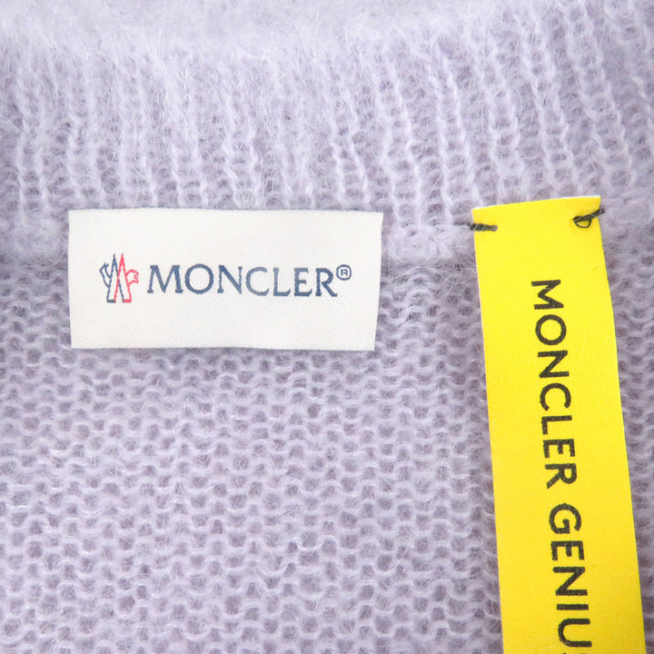 Excellent MONCLER GENIUS 7 FRAGMENT knit GIROCOLLO TRICOT Back logo embroidery