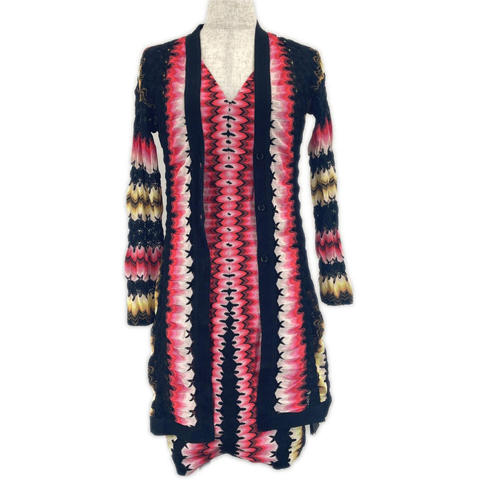 Pristine Missoni ensemble Cardigan and dress set with tags Multi Rayon Women 38