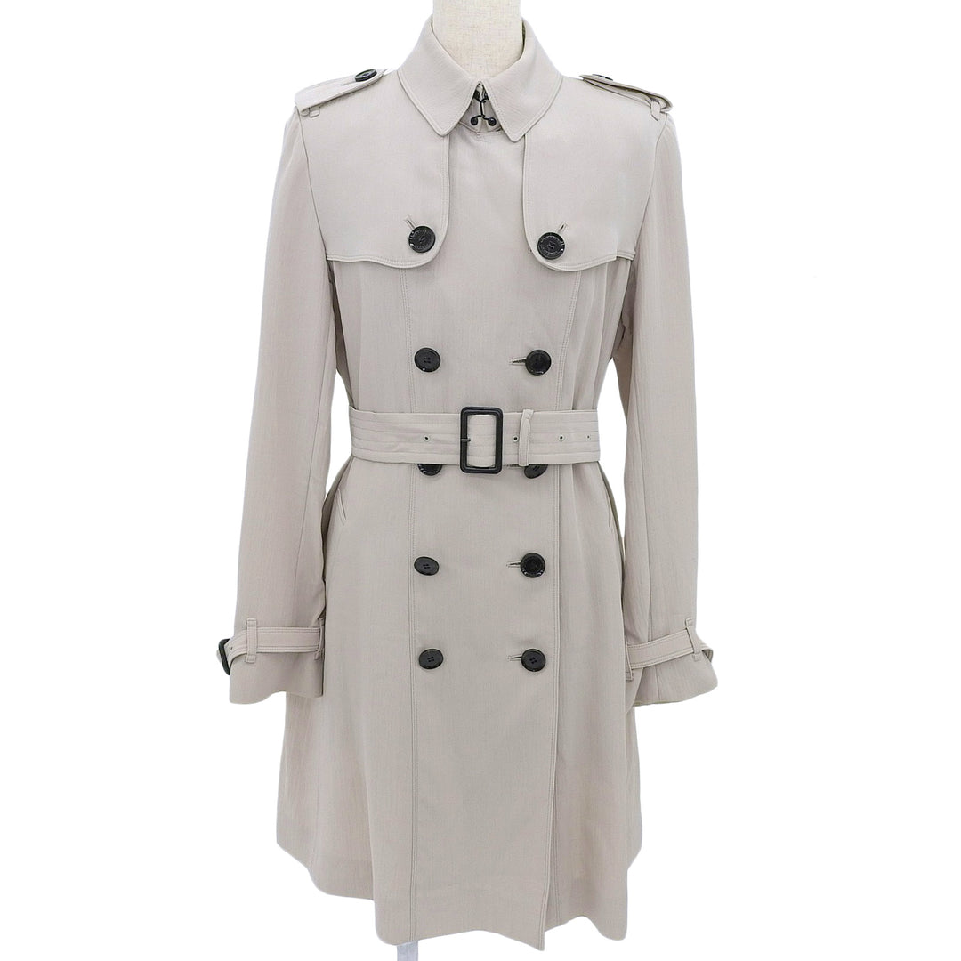 Great BURBERRY LONDON trench coat beige Rayon Women 40 B1A17-731-40