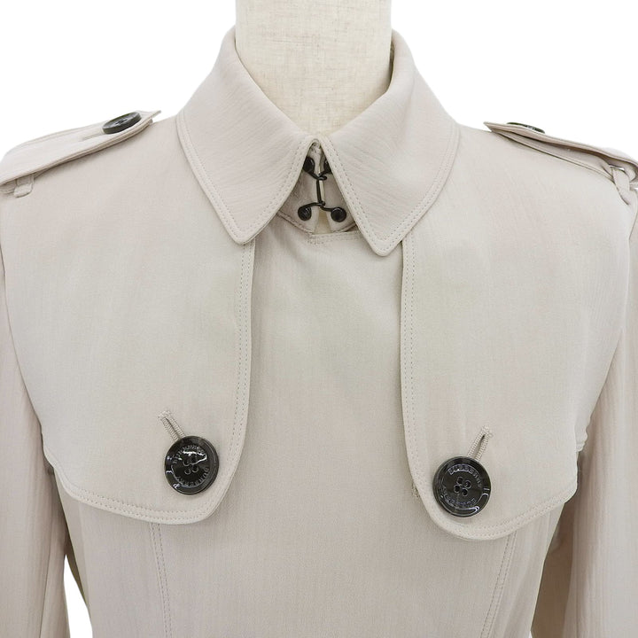 Great BURBERRY LONDON trench coat beige Rayon Women 40 B1A17-731-40