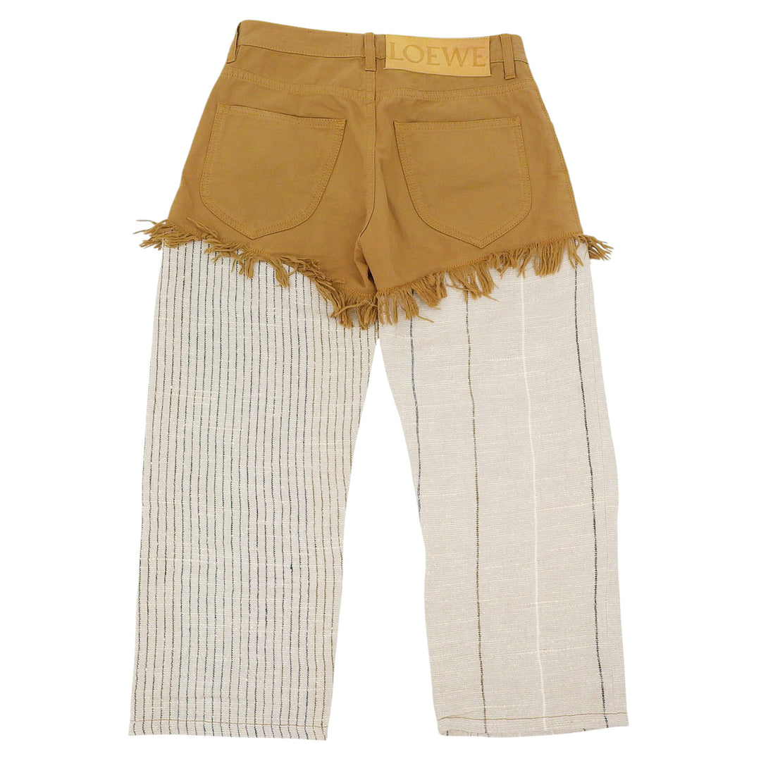 Excellent LOEWE×Paulas Ibiza Pants Brown Hemp mens 34 S2292032IB