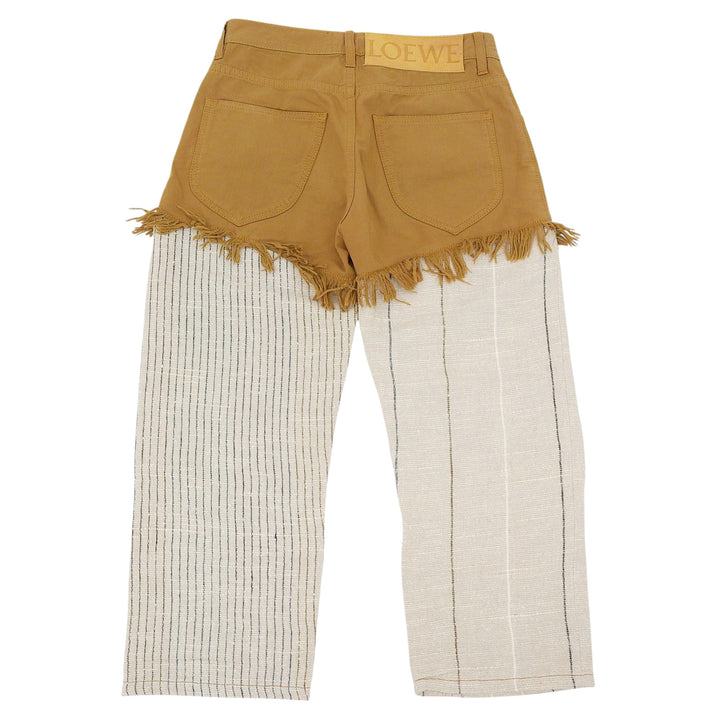Excellent LOEWE×Paulas Ibiza Pants Brown Hemp mens 34 S2292032IB
