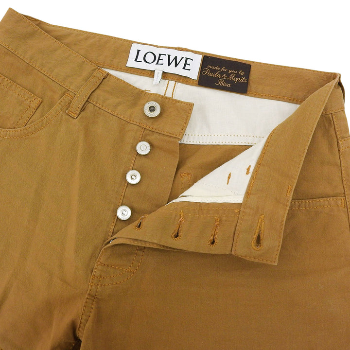 Excellent LOEWE×Paulas Ibiza Pants Brown Hemp mens 34 S2292032IB