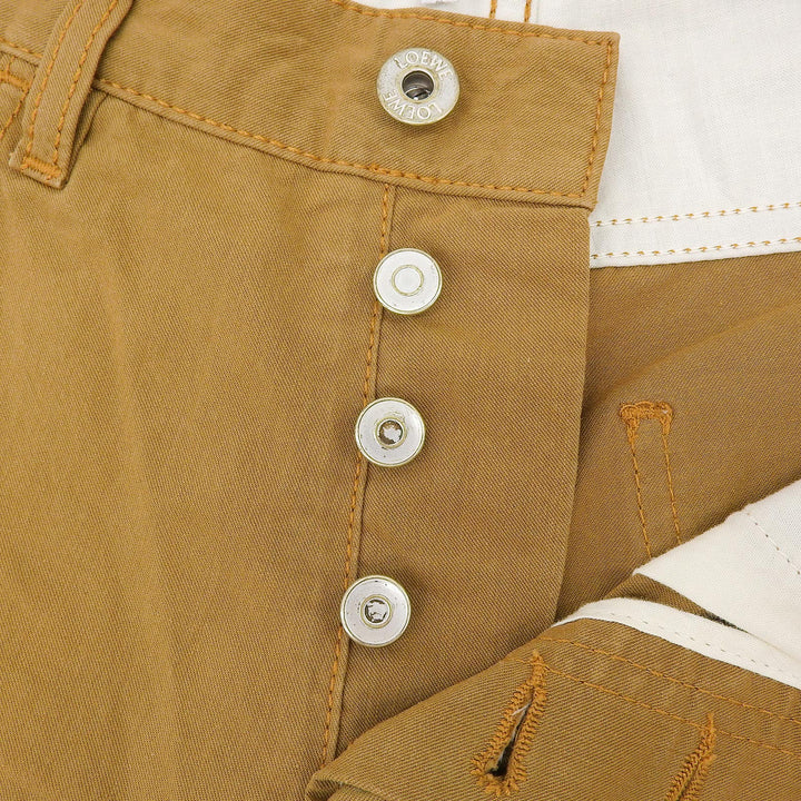 Excellent LOEWE×Paulas Ibiza Pants Brown Hemp mens 34 S2292032IB