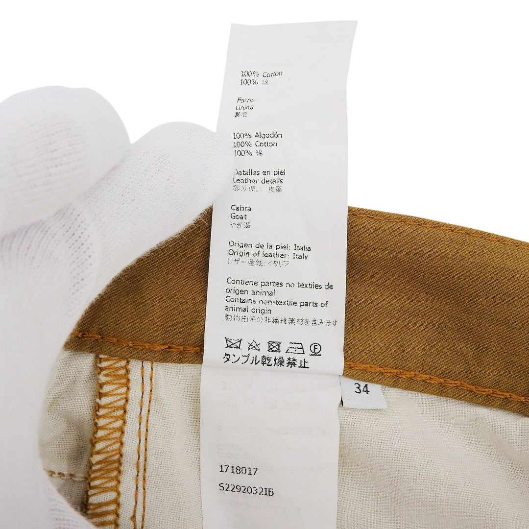 Excellent LOEWE×Paulas Ibiza Pants Brown Hemp mens 34 S2292032IB