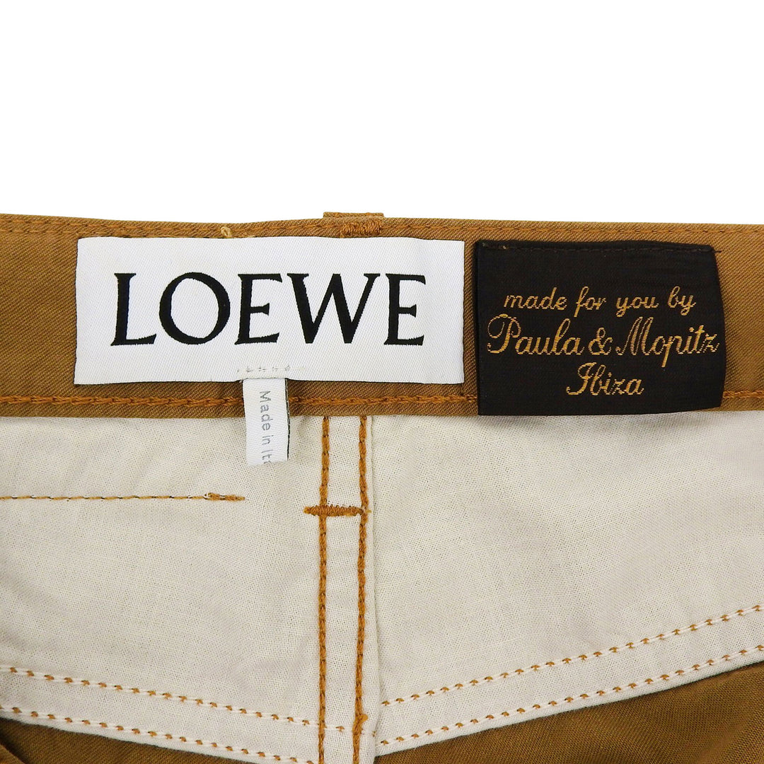 Excellent LOEWE×Paulas Ibiza Pants Brown Hemp mens 34 S2292032IB