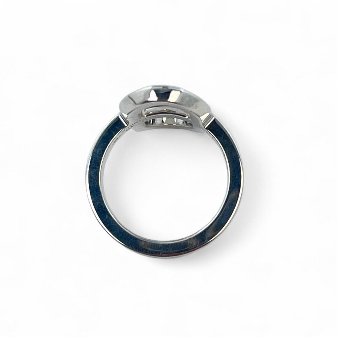 Excellent HERMES Ring Ever Chaine D'ancle PM Silver SV925 Women 48