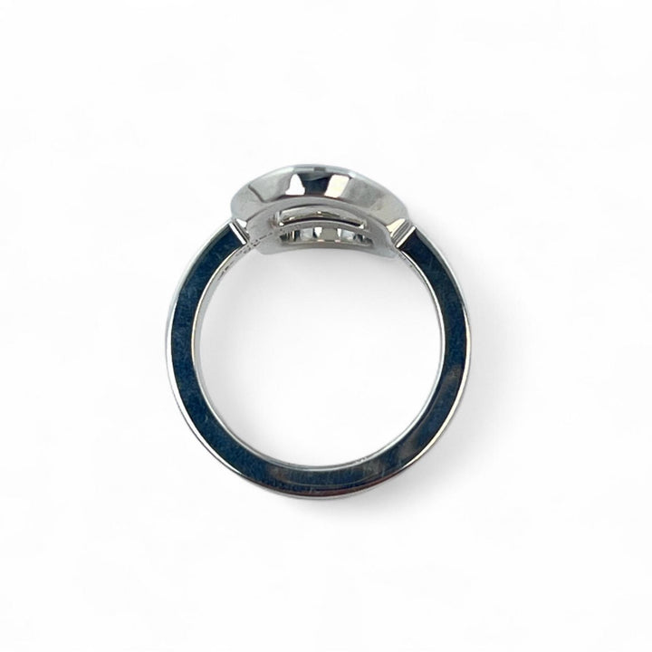 Excellent HERMES Ring Ever Chaine D'ancle PM Silver SV925 Women 48
