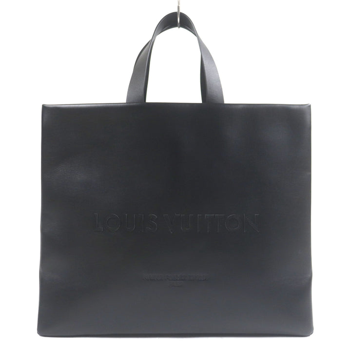 Pristine LOUIS VUITTON Tote Bag Shopper Tote MM Logo design leather 2-way M13979