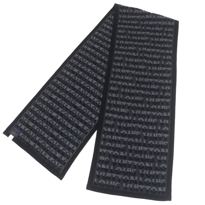Excellent LOUIS VUITTON Scarf Esharp / LV Split knit wool mens M70911