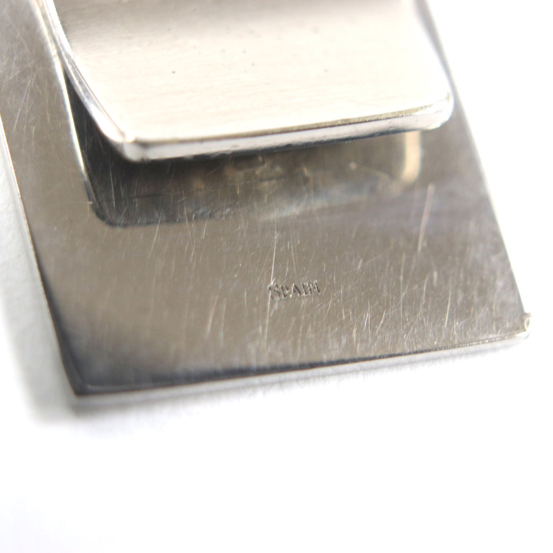 Great Cartier Money clip C2 Decor Silver ー