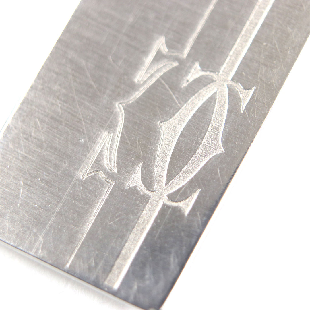 Great Cartier Money clip C2 Decor Silver ー