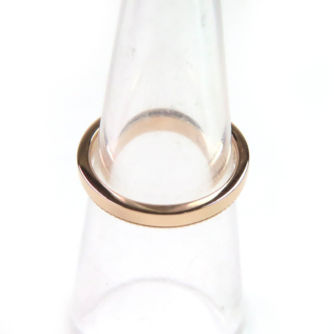 Excellent Justin Davis Ring Trust Ring Crown engraved milgrain Pink gold 18K