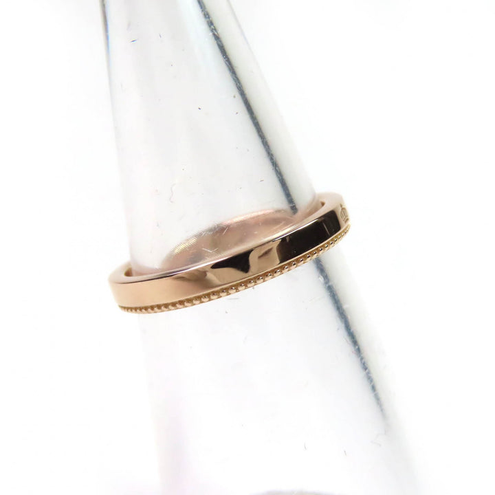 Excellent Justin Davis Ring Trust Ring Crown engraved milgrain Pink gold 18K Women