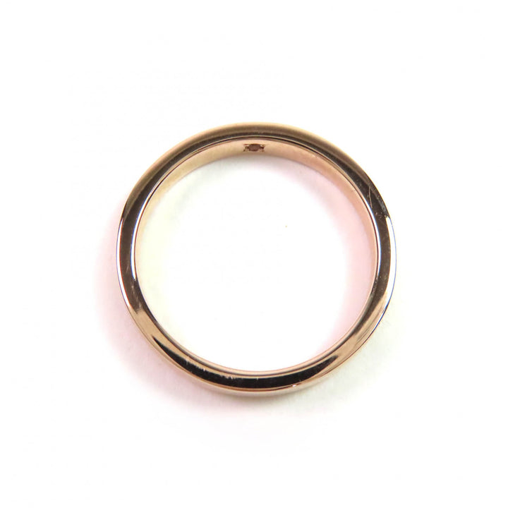 Excellent Justin Davis Ring Trust Ring Crown engraved milgrain Pink gold 18K