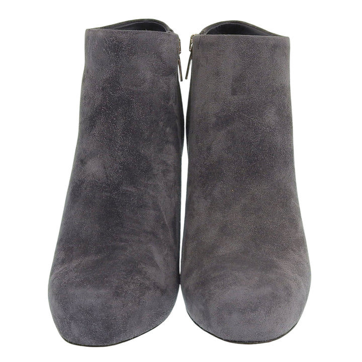 Excellent Salvatore Ferragamo Ankle boots GOLIA gray Suede leather 6 DG73882