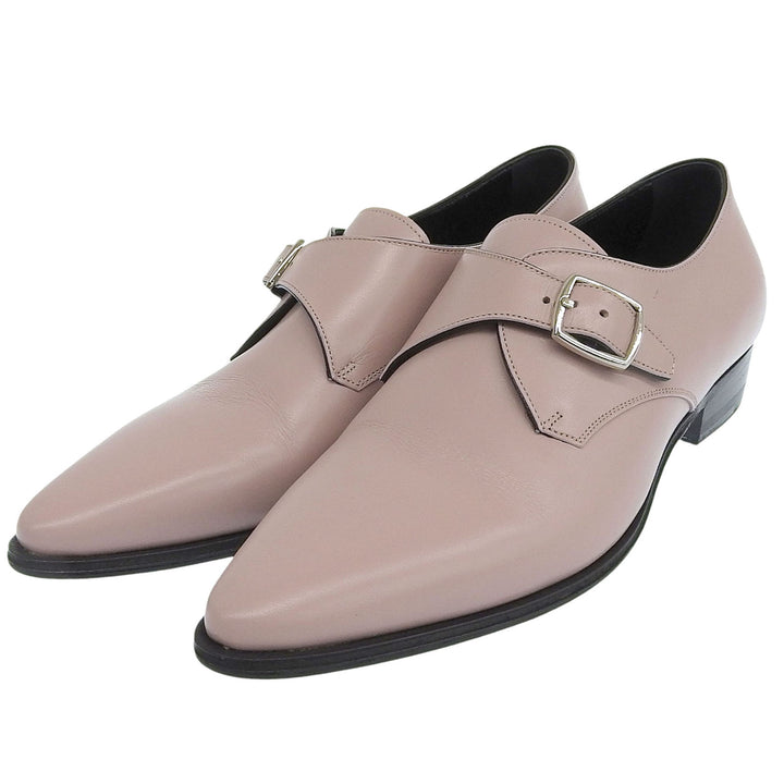 Excellent CELINE Leather shoes JACNO Monk strap pink leather Women 36.5