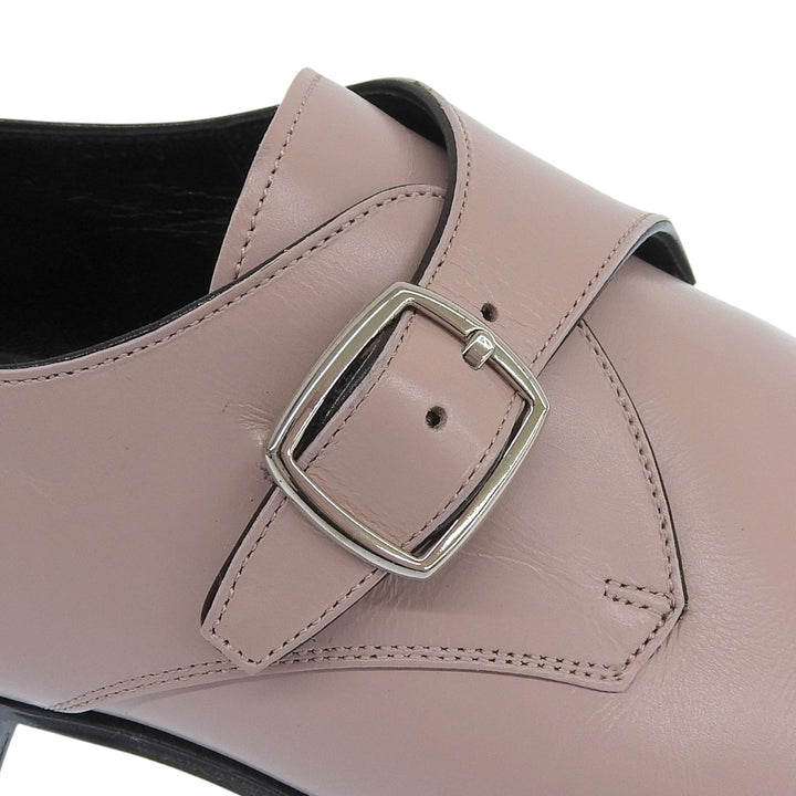 Excellent CELINE Leather shoes JACNO Monk strap pink leather Women 36.5