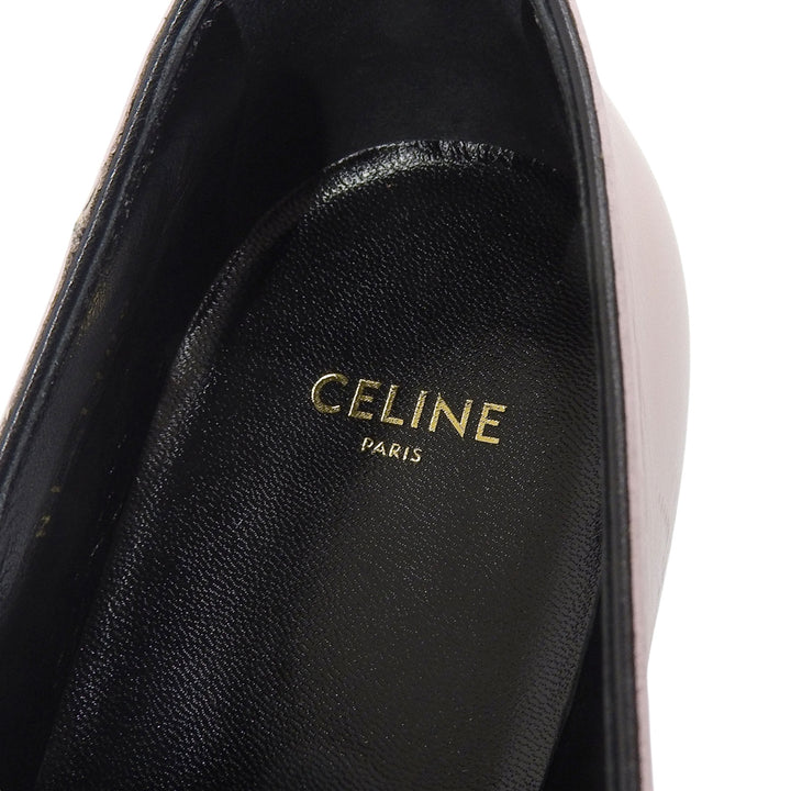 Excellent CELINE Leather shoes JACNO Monk strap pink leather Women 36.5
